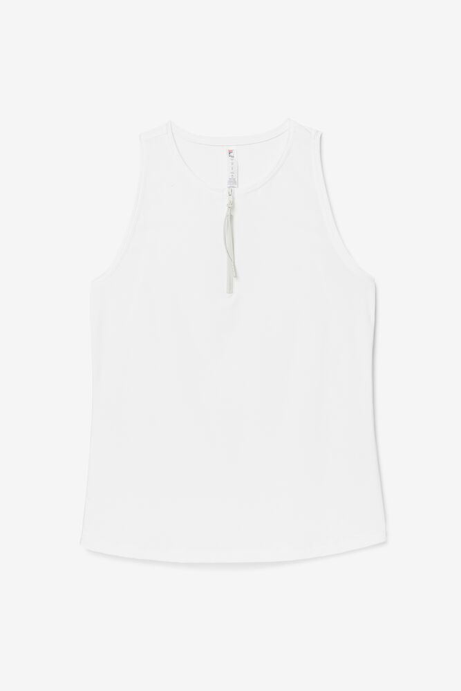 Fila Tie Breaker Front-zip Full Coverage Tank Blancas | VYJW37504