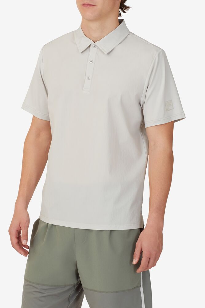 Fila Tie Breaker Polo Gris Blancas | PBOX56710