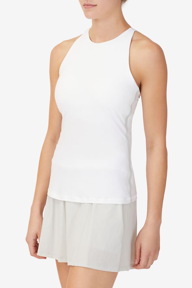 Fila Tie Breaker Racerback Tank Blancas | UGDH72983