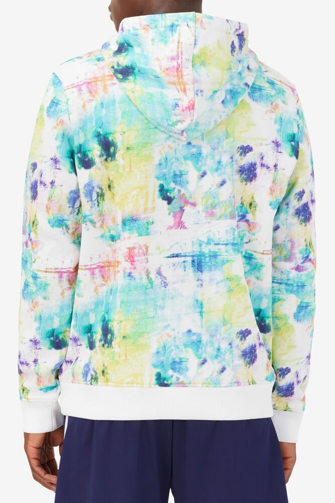 Fila Tie Breaker Tie Dye Hoodie Blancas | UTYO61975