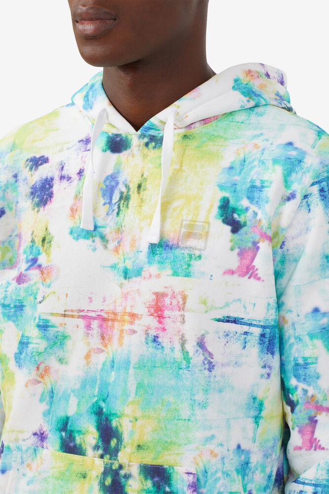 Fila Tie Breaker Tie Dye Hoodie Blancas | UTYO61975