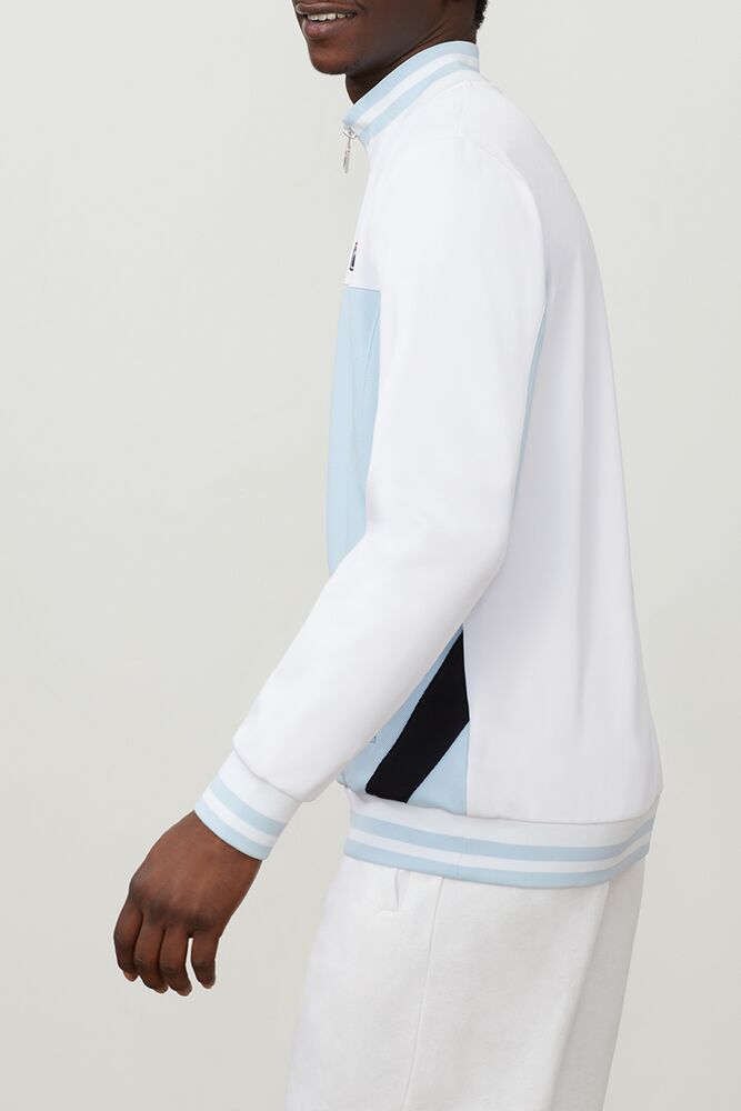 Fila Tiebreaker Track Jacket Cblu/Wht/Blk | ZNLW30472