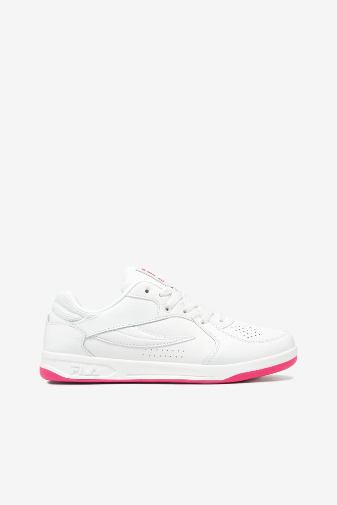 Fila Tn-83 Tennis Shoes Blancas Blancas Rosas | QTPY52784