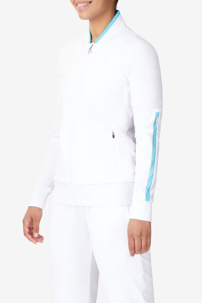 Fila Trailblazer Jacket Blancas | DHPI32194