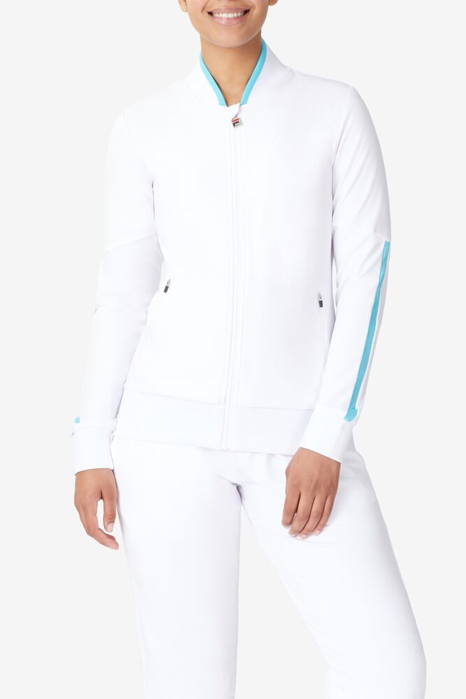 Fila Trailblazer Jacket Blancas | DHPI32194