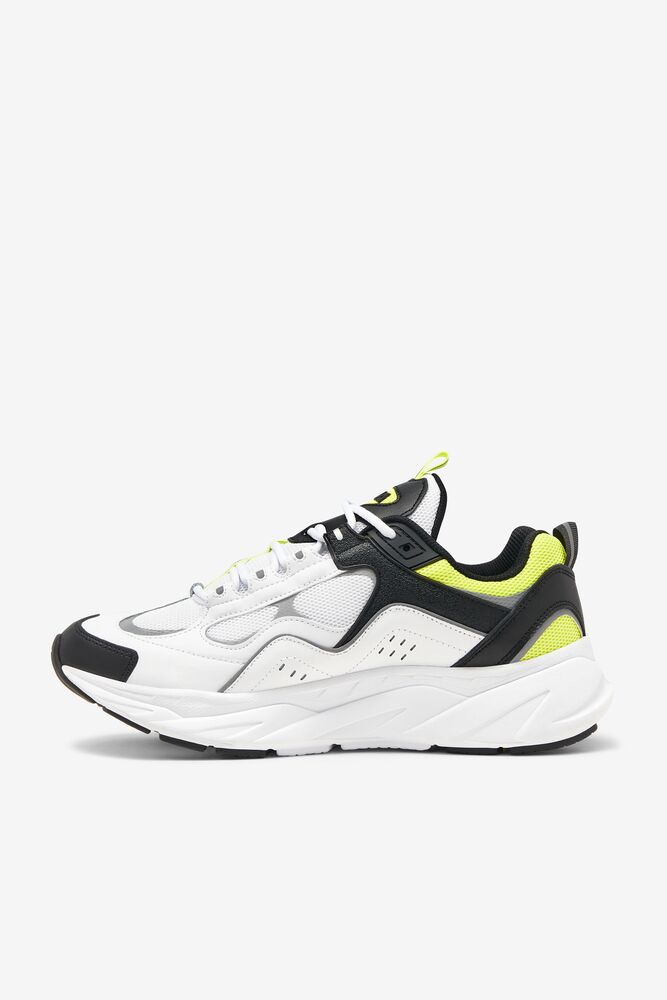 Fila Trigate Plus Sneakers Blancas Negras Amarillo | ISVJ95836