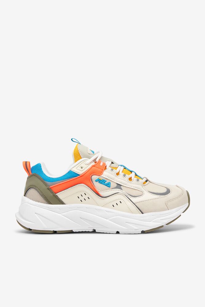 Fila Trigate Plus Sneakers Creme Blancas | PCYB31409