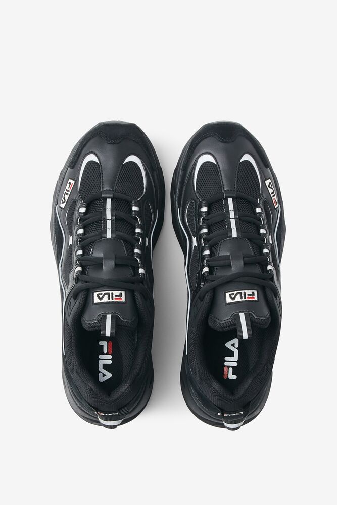 Fila Trigate Plus Sneakers Negras Azul Marino Plateadas | CBEA41580