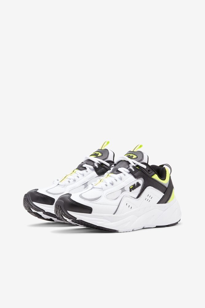 Fila Trigate Plus Tennis Shoes Blancas Negras Amarillo | PWTF61935