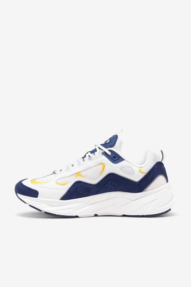 Fila Trigate Sneakers Azules Oscuro Blancas Limón | EURK09618