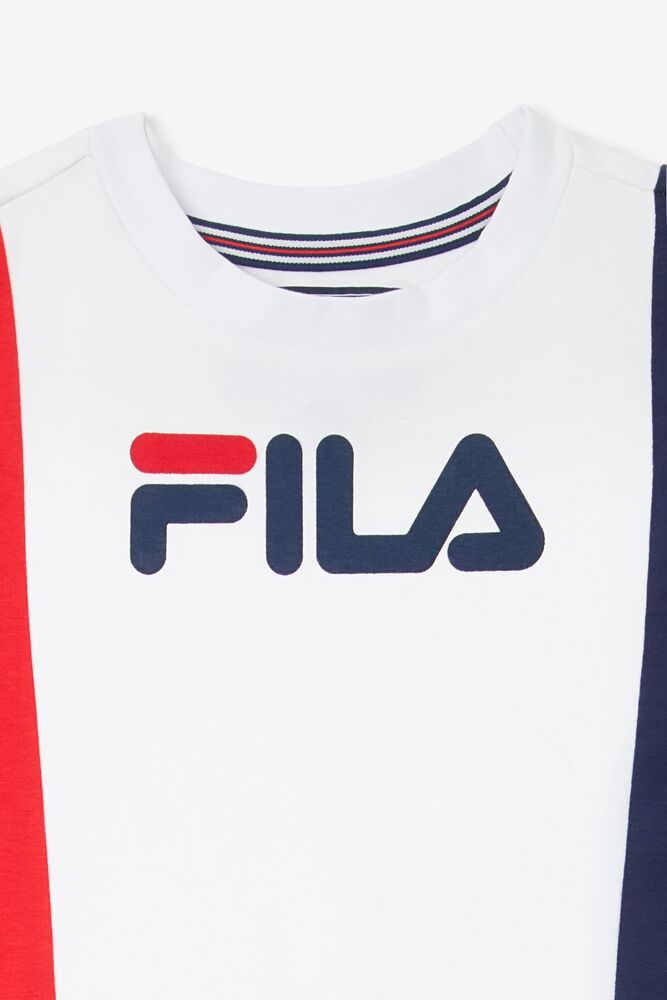 Fila T-shirt Dress Azul Marino | WBTJ59743