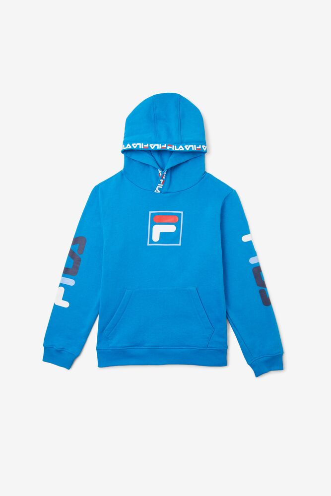 Fila Tyrone Hoodie Azules | TRJM35079