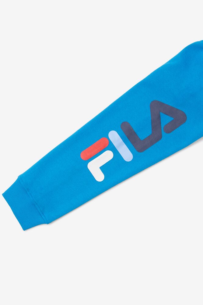 Fila Tyrone Hoodie Azules | WXYQ14573