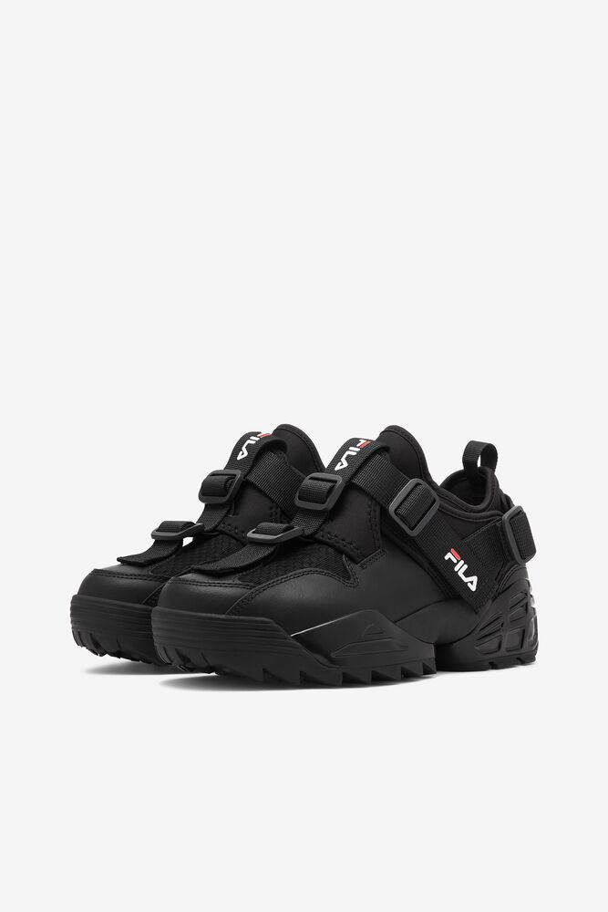 Fila Unit Le Sneakers Negras Negras Blancas | NDAE04397