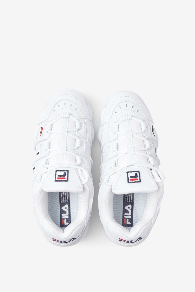 Fila Uproot Sneakers Wht/Fnvy/Fred | QORE95367