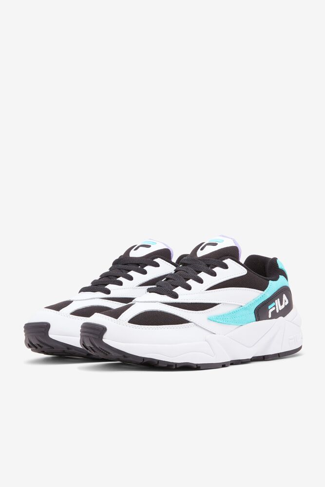 Fila V94m Tennis Shoes Blk/Bluc/Vltt | YHWJ76802