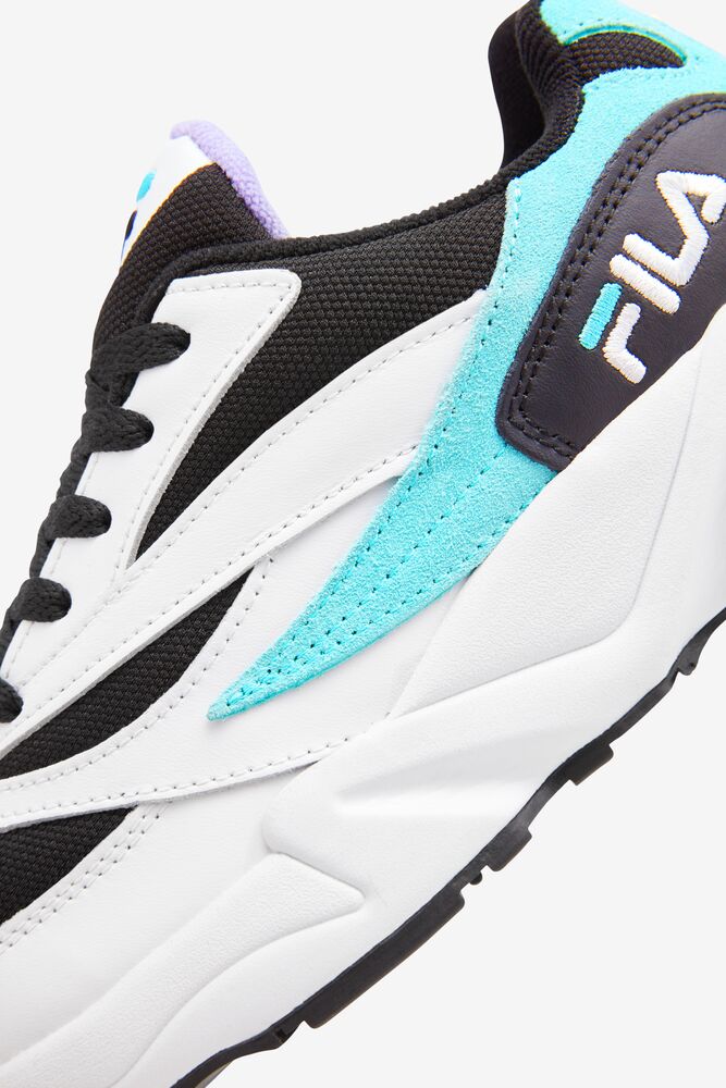 Fila V94m Tennis Shoes Blk/Bluc/Vltt | YHWJ76802