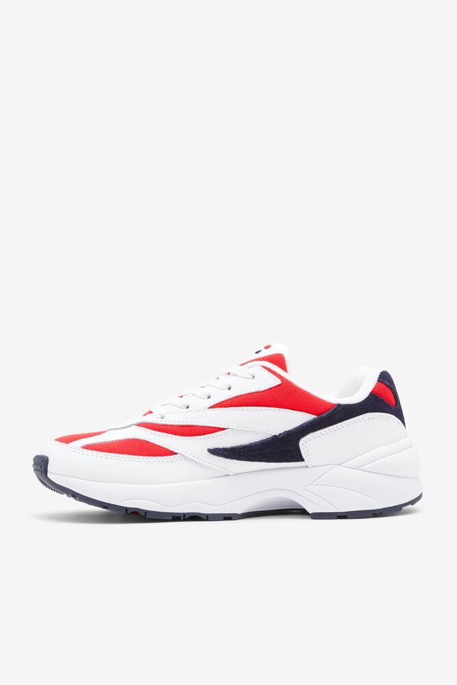 Fila V94m Tennis Shoes Fred/Wht/Fnvy | LHQO94852