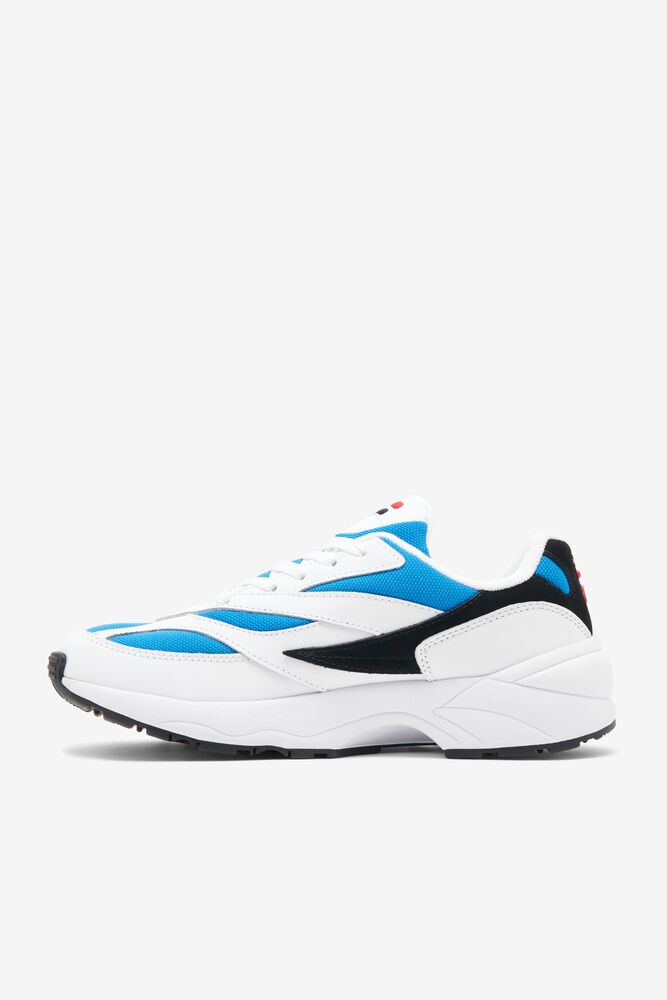 Fila V94m Tennis Shoes Wht/Eblu/Blk | FNZC50128