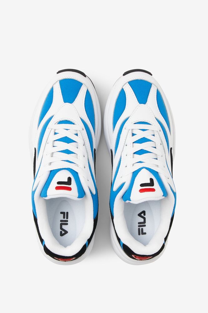 Fila V94m Tennis Shoes Wht/Eblu/Blk | FNZC50128