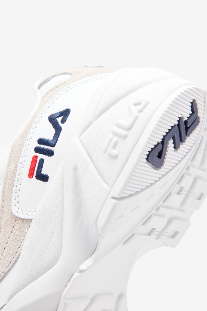 Fila V94m Tennis Shoes Wht/Fnvy/Fred | ENOU86504