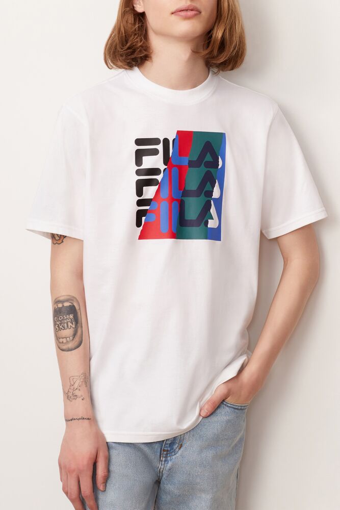 Fila Valdez Tee Blancas | GYDP56908