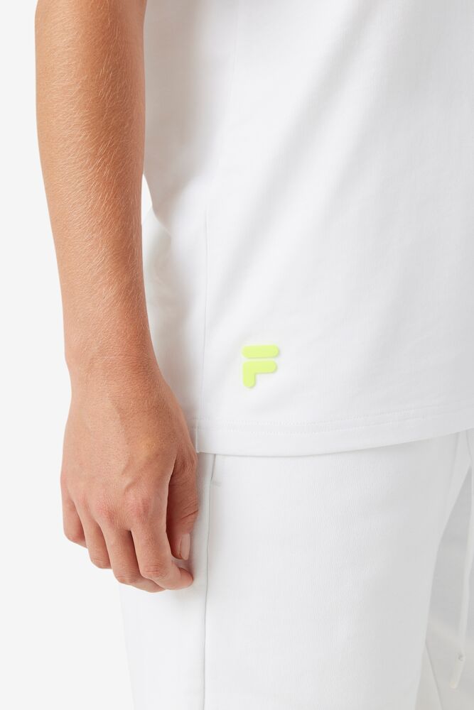 Fila Vinny Tee Blancas Amarillo | VPHG82936