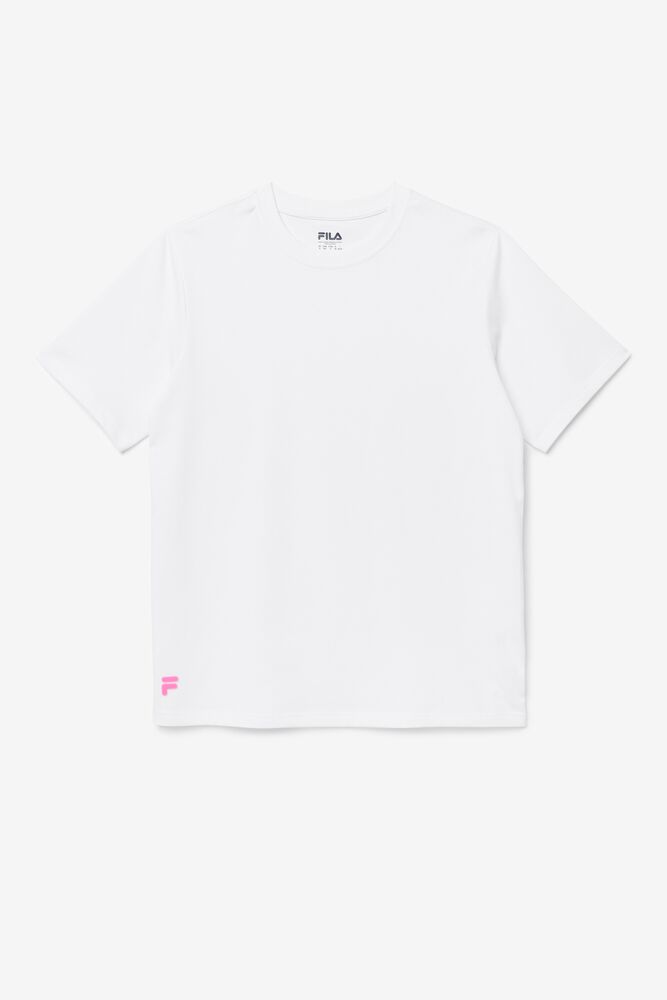 Fila Vinny Tee Blancas Rosas | MUTO37528