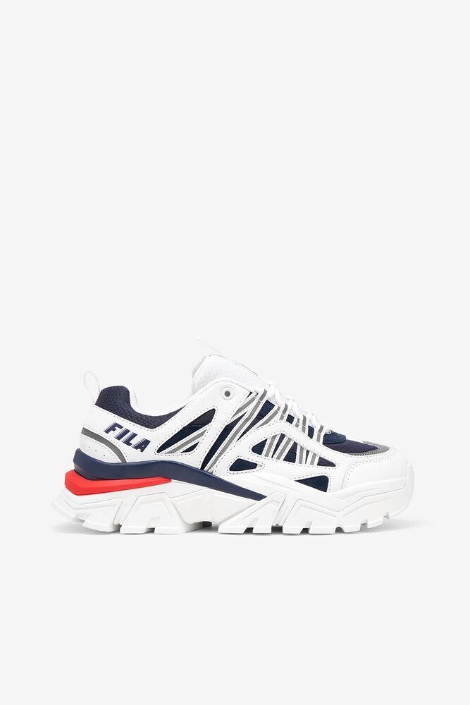 Fila Vitalize Chunky Sneakers Blancas Rojas Azul Marino | DVBO12543