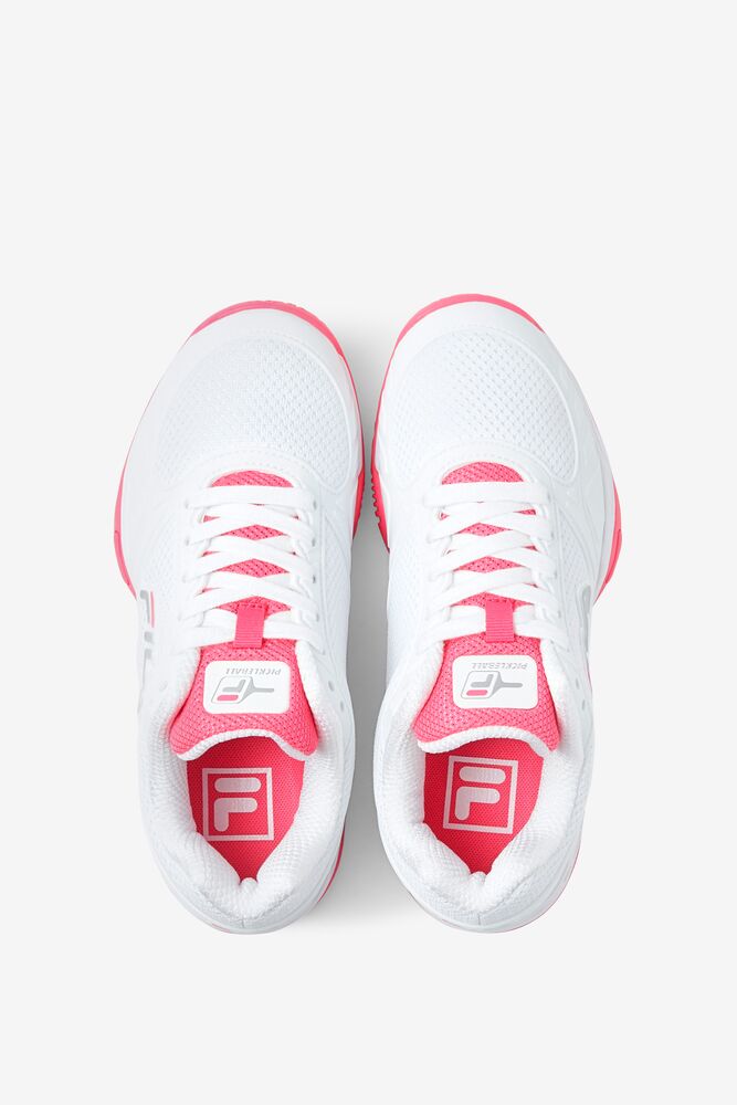 Fila Volley Zone Tennis Shoes Wht/Kopk/Wht | OEMC14805