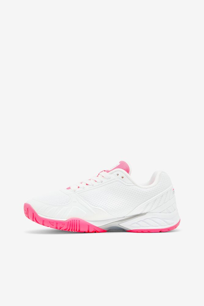 Fila Volley Zone Tennis Shoes Wht/Kopk/Wht | VQXF43518