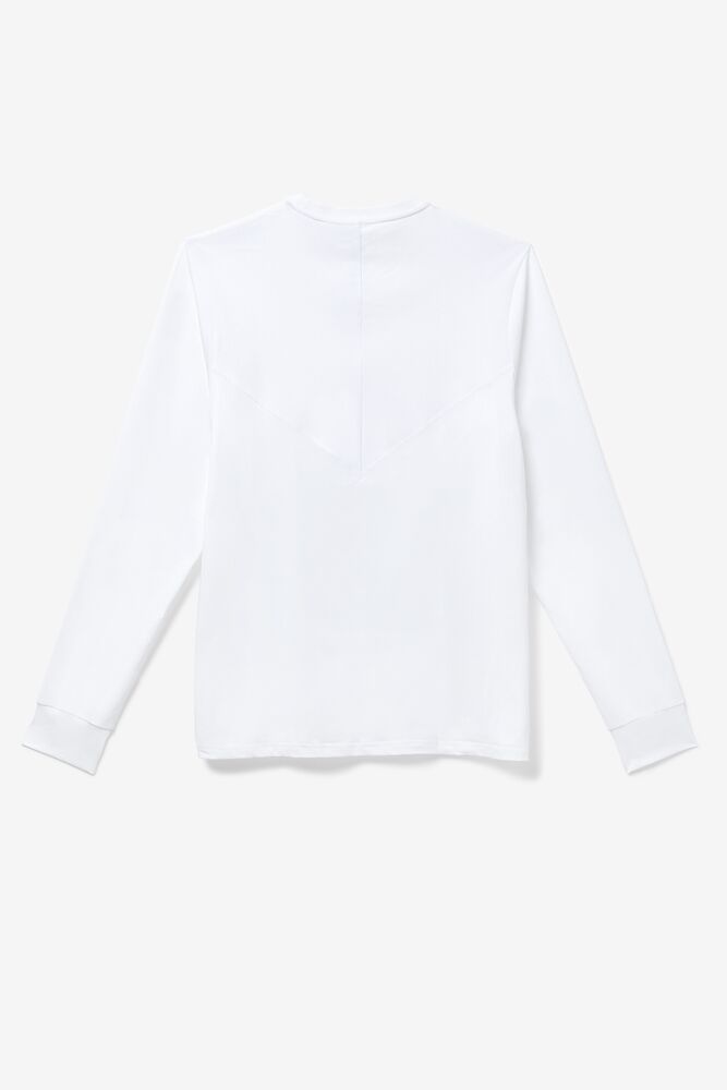 Fila White Line Long Sleeve Top Blancas | EGYP42709