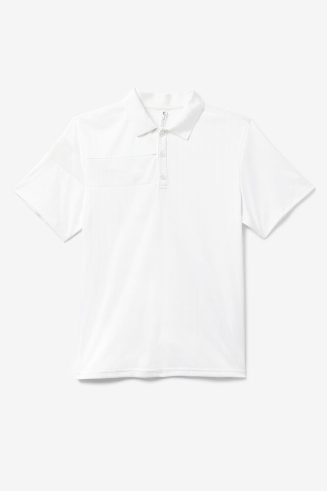 Fila White Line Polo Blancas | OLET79853