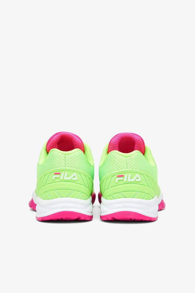 Fila Women’S Volley Zone Tennis Shoes Verde Blancas Rosas | RGCP89650