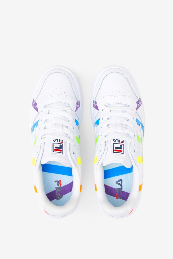 Fila Wx-100 Pride Tennis Shoes Blancas Blancas | EKXV94082