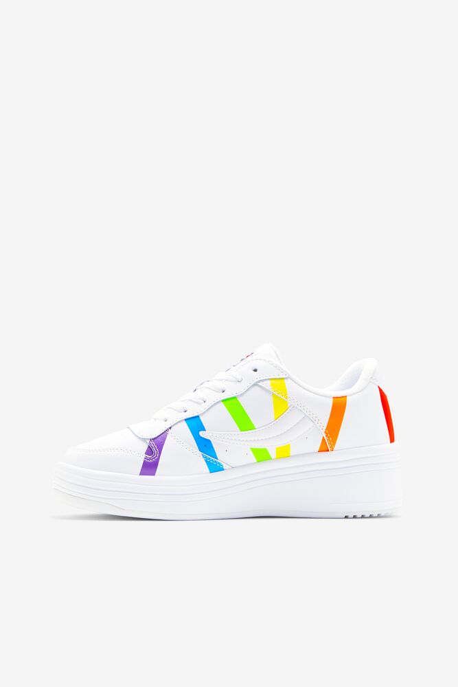 Fila Wx-100 Pride Tennis Shoes Blancas Blancas | EKXV94082