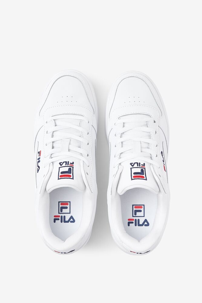 Fila Wx-100 Tennis Shoes Wht/Fnvy/Fred | KRIY21390