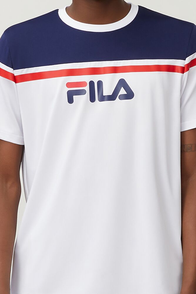 Fila Zelic Crew Wht/Peac/Cred | VTPM89321