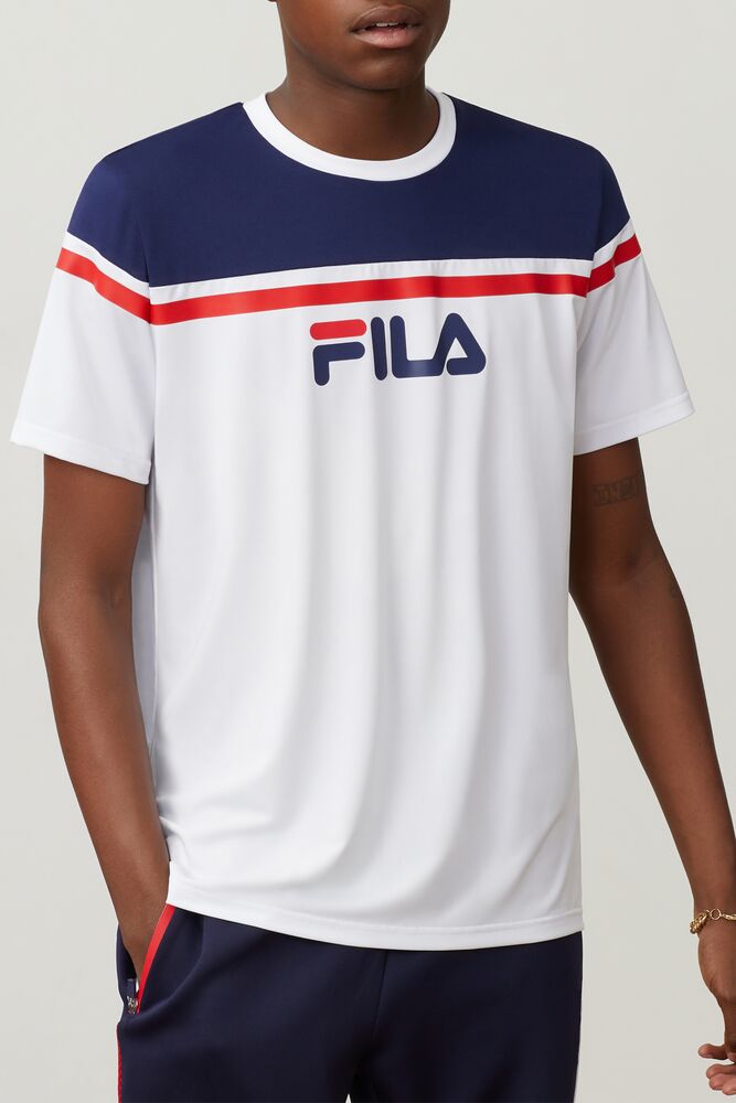 Fila Zelic Crew Wht/Peac/Cred | VTPM89321